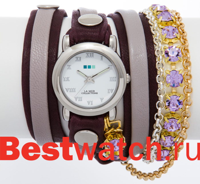 Часы La Mer С цепочками и подвесками LMMULTI5002LAV